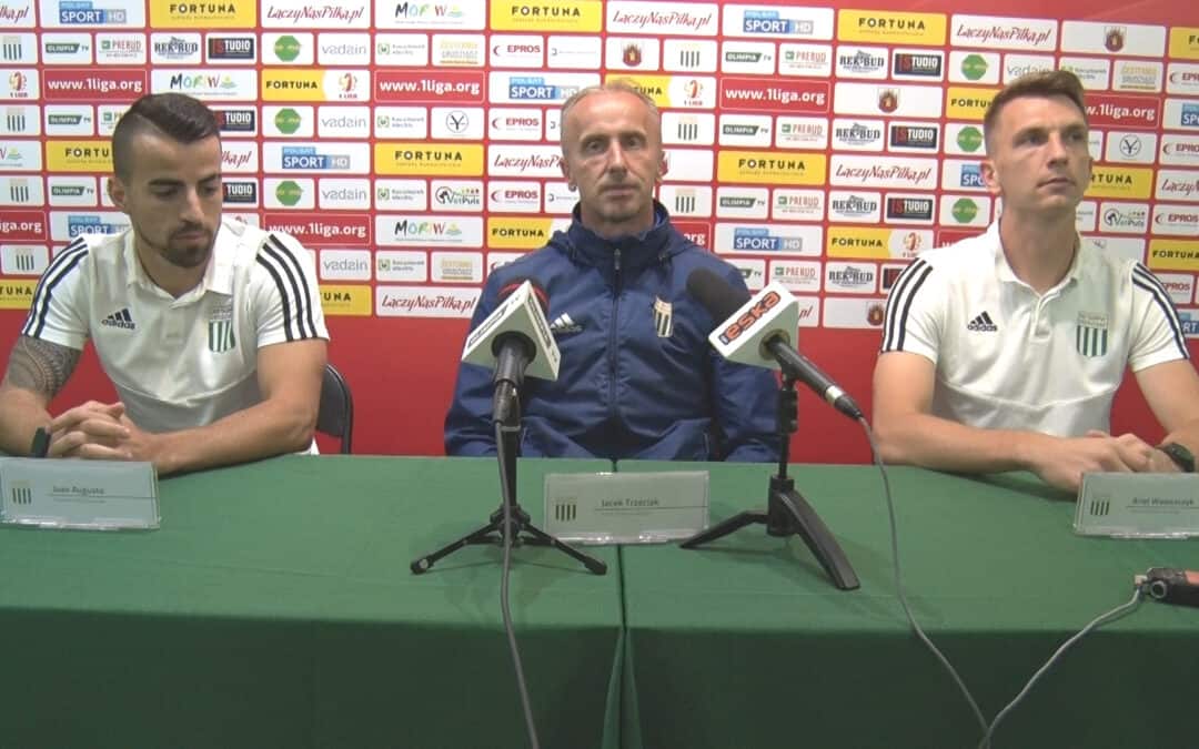 Konferencja prasowa przed meczem z Puszczą Niepołomice (VIDEO)