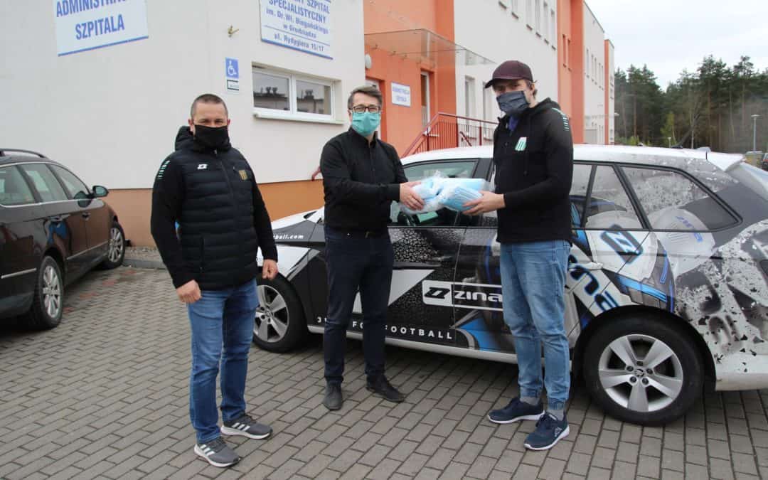 Pierwsze maseczki trafiły do grudziądzkiego Szpitala!