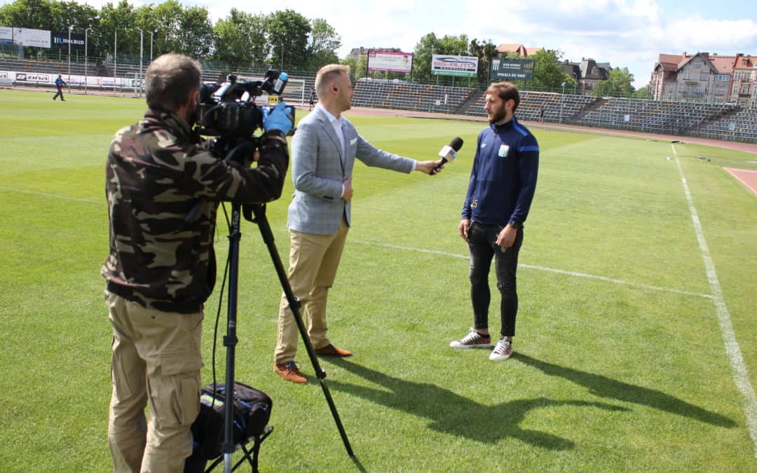 Polsat NEWS ze stadionu Olimpii!