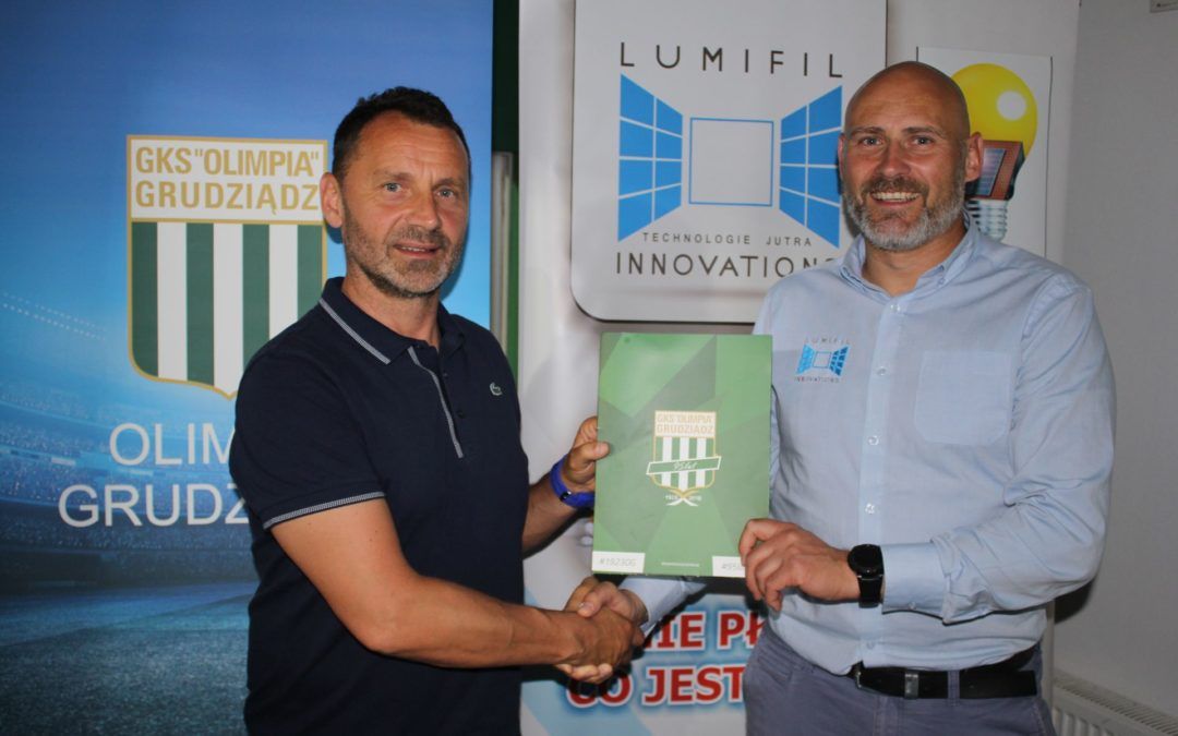 Lumifil Innovations nowym sponsorem Olimpii Grudziądz!