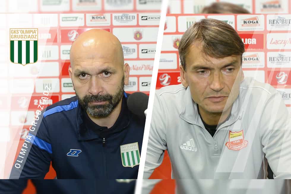 Konferencja prasowa po meczu Olimpia – Chojniczanka.