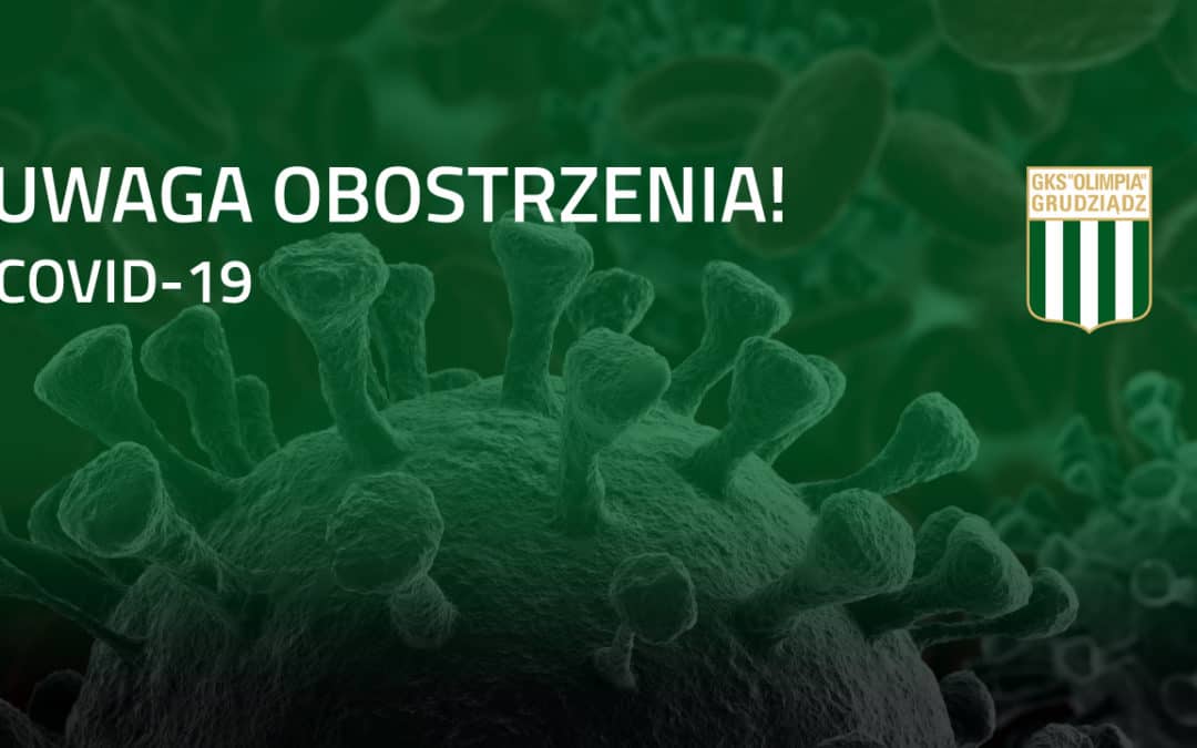 Nowe obostrzenia dotyczące wydarzeń sportowych w czasach pandemii COVID-19!