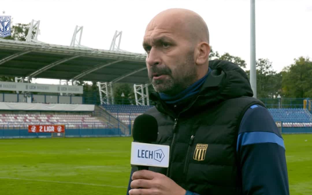 Trenerzy po meczu Lech II Poznań – Olimpia Grudziądz