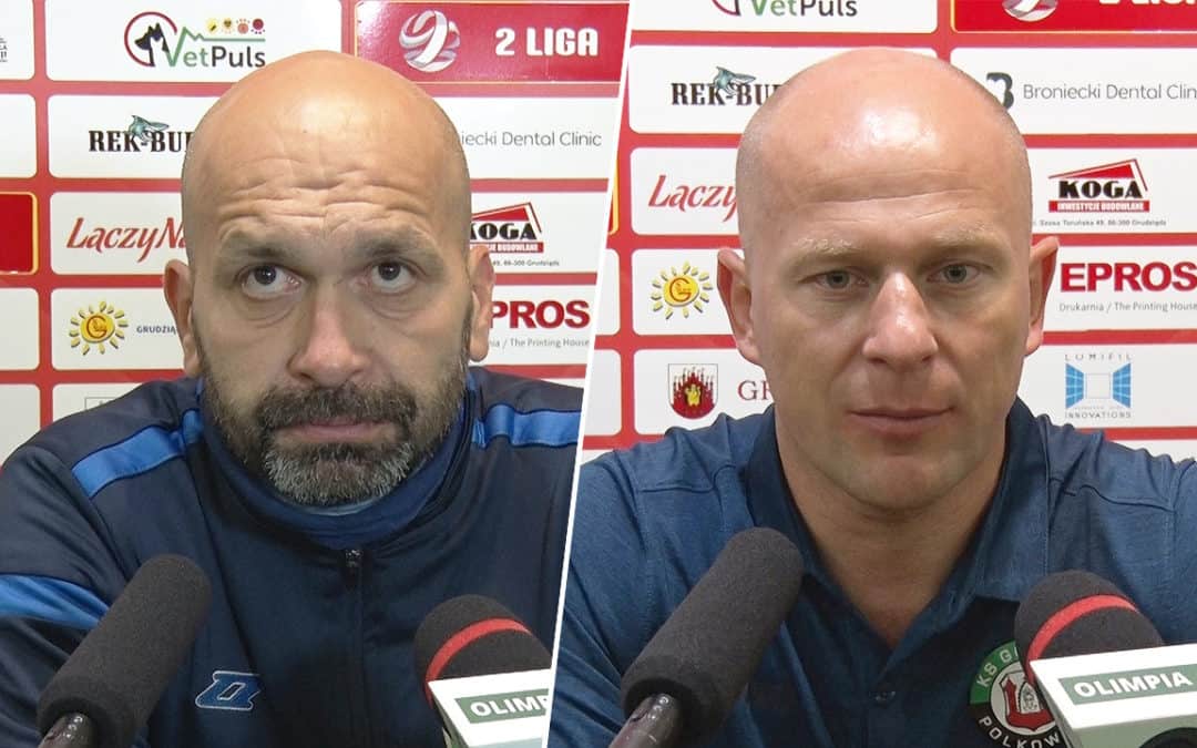 Konferencja prasowa po meczu Olimpia Grudziądz – Górnik Polkowice 0:1
