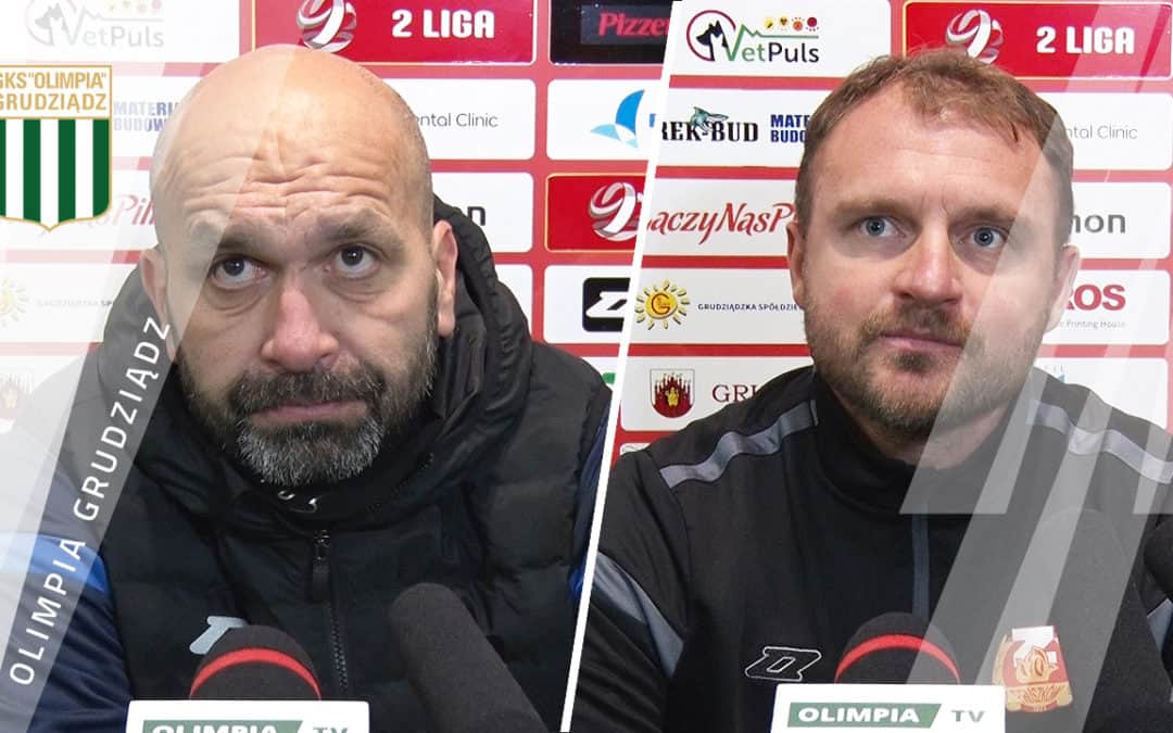 Konferencja po meczu Olimpia Grudziądz – Znicz Pruszków 1:1