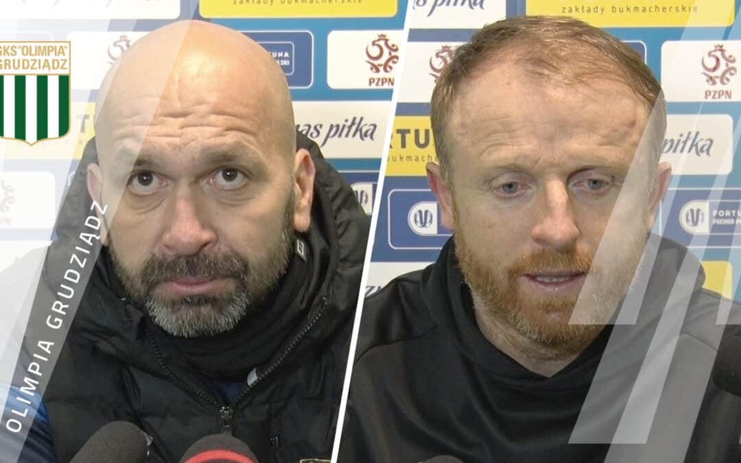 Konferencja prasowa po meczu 1/16 Fortuna Puchar Polski: Olimpia Grudziądz – Lechia Gdańsk 0:1