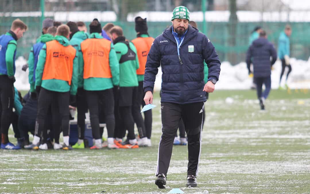 Pierwszy trening Olimpii Grudziądz z trenerem Zbigniewem Smółką. [VIDEO, FOTO]