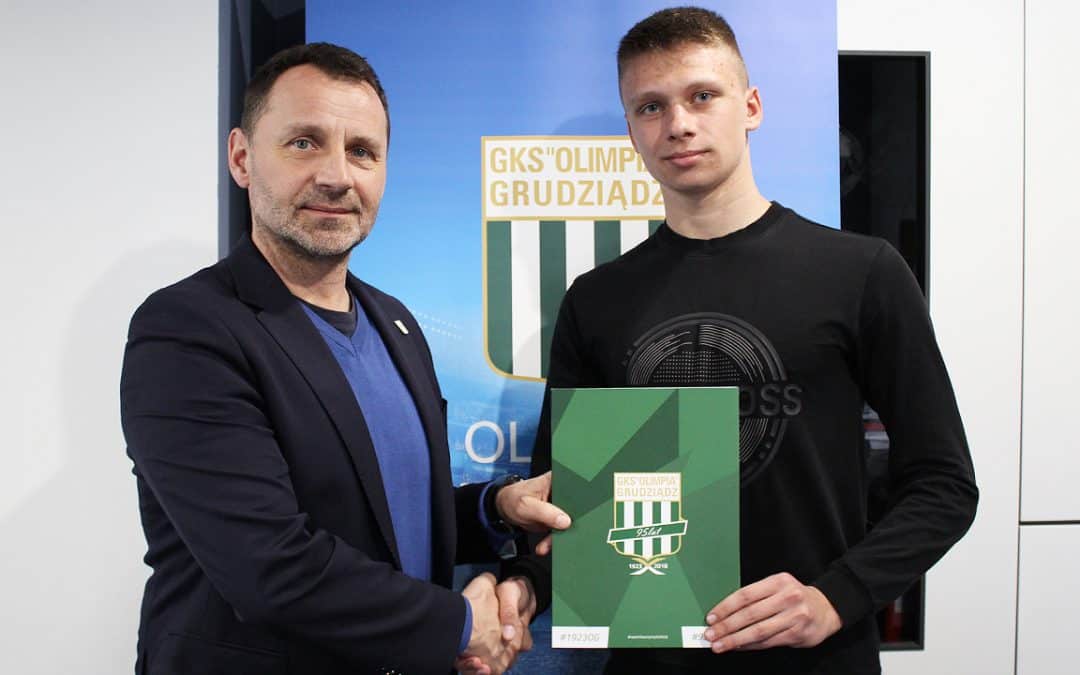 Jakub Nawrocki podpisał profesjonalny kontrakt z Olimpią Grudziądz!