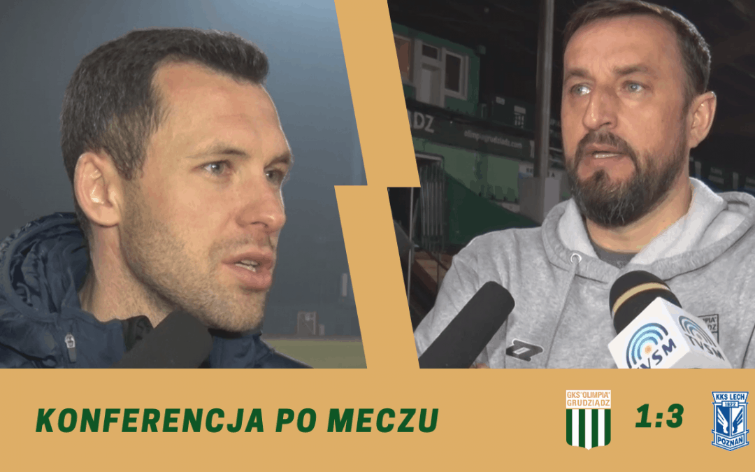 Konferencja prasowa po meczu Olimpia Grudziądz – Lech II Poznań.