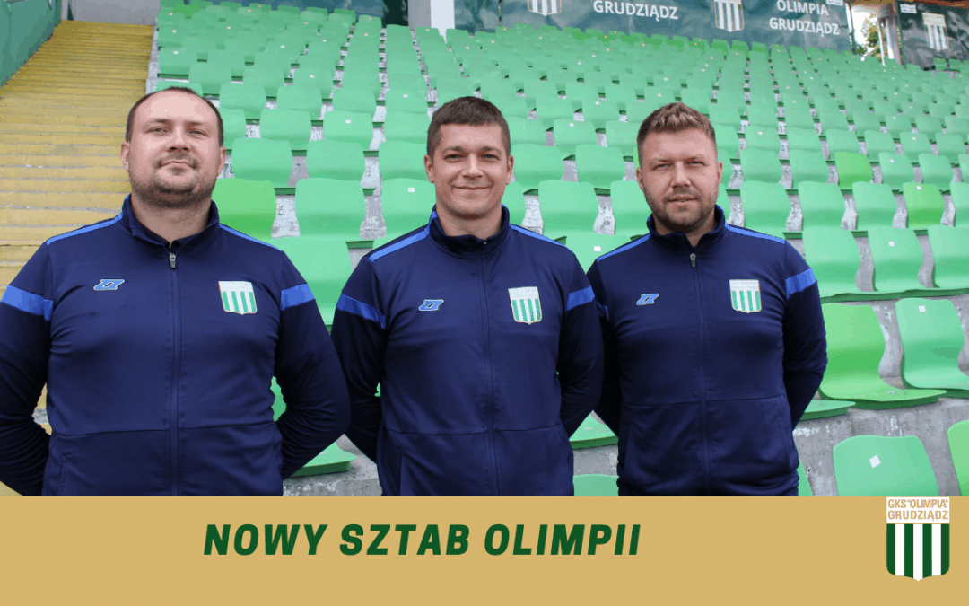 Marek Stepnowski i Łukasz Szprengel w sztabie Olimpii.