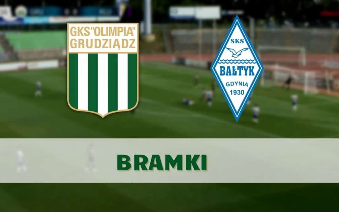 Olimpia Grudziądz – Bałtyk Gdynia [BRAMKI]