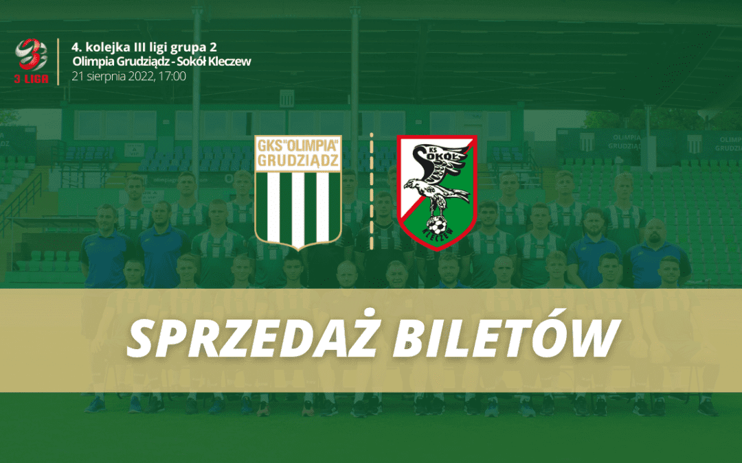 Sprzedaż biletów na mecz z Sokołem Kleczew