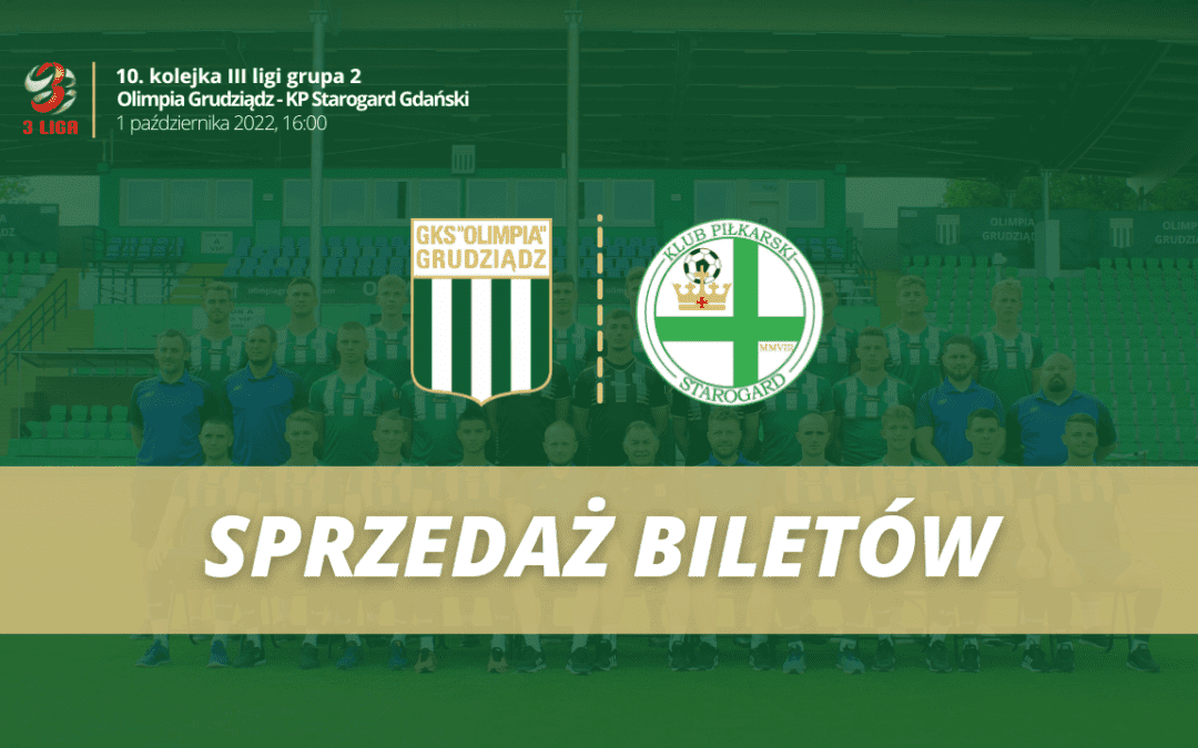 Sprzedaż biletów na mecz z KP Starogard Gdański