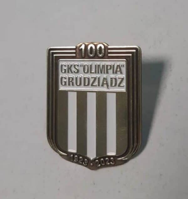 Przypinka: 100 lecie Klubu Olimpia Grudziądz - obrazek 2