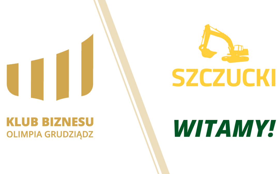 Firma Roboty Ziemne – Szczucki nowym sponsorem Olimpii Grudziądz!