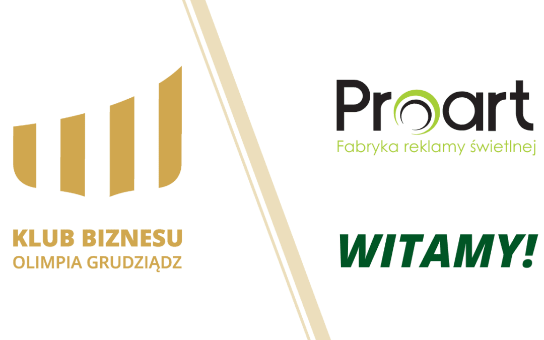 Firma Proart nowym sponsorem Olimpii Grudziądz!