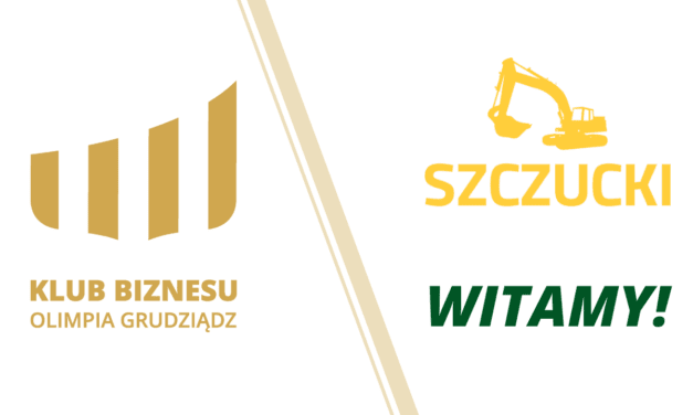 Firma Roboty Ziemne – Szczucki nowym sponsorem Olimpii Grudziądz!