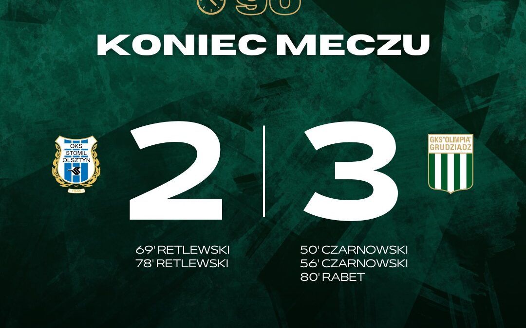 Wygrana ze Stomilem w ostatnim sparingu!