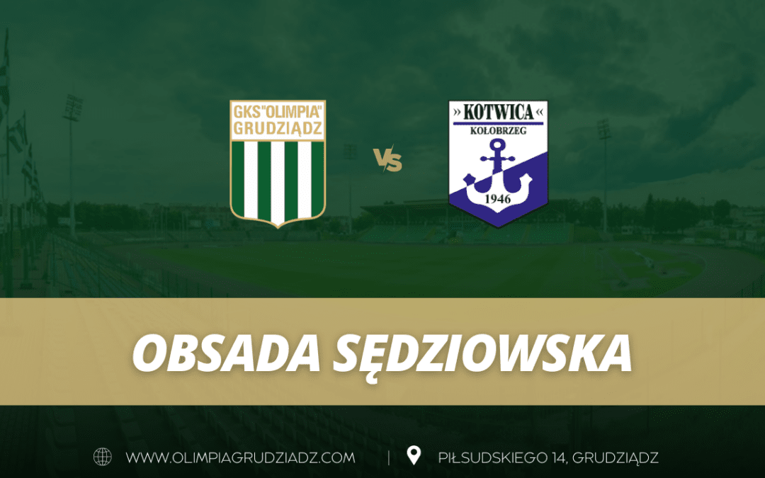 Obsada sędziowska meczu z Kotwicą Kołobrzeg