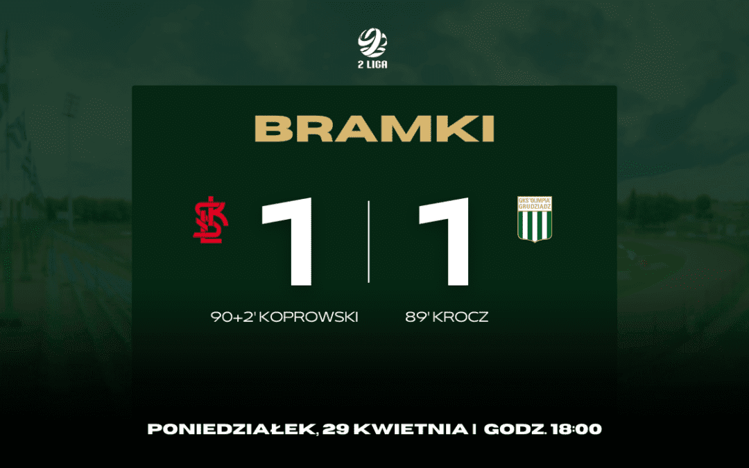 ŁKS II Łódź – Olimpia Grudziądz [BRAMKI]