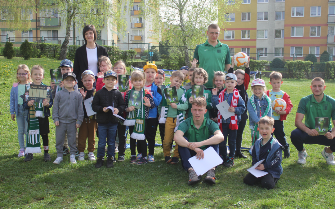 Wizyta zawodników Olimpii w grudziądzkim przedszkolu!