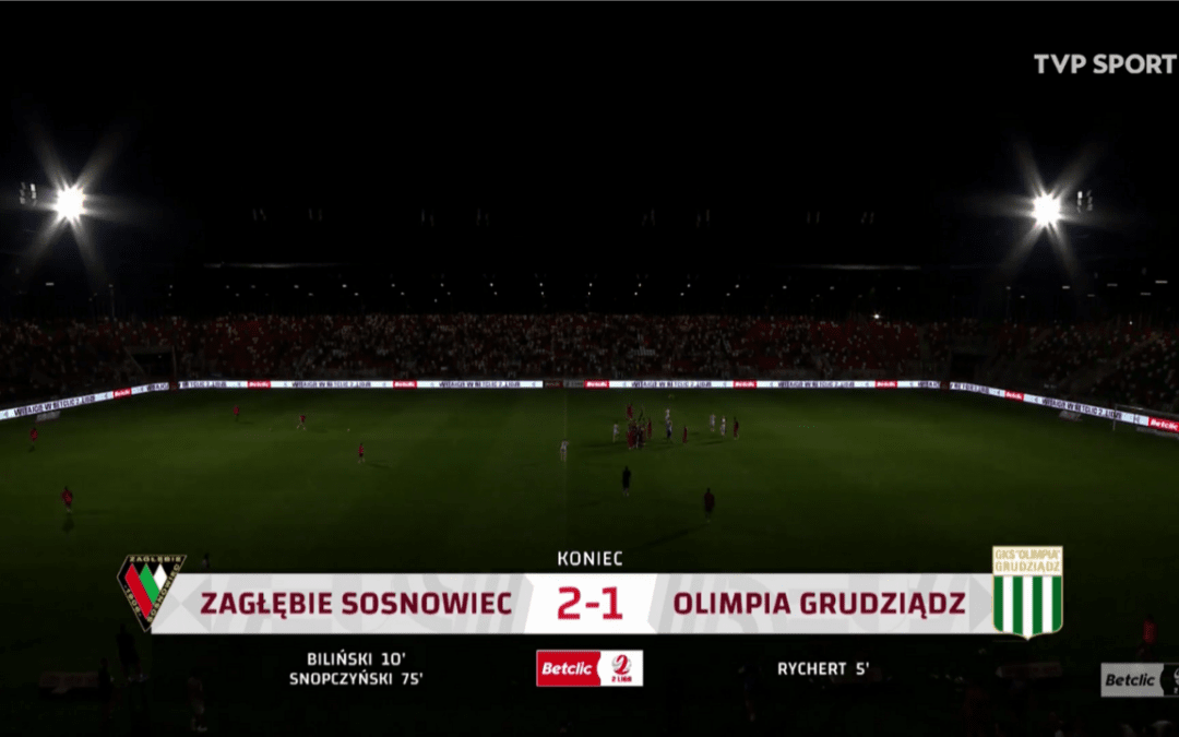 Skrót meczu z Zagłębiem Sosnowiec [WIDEO]