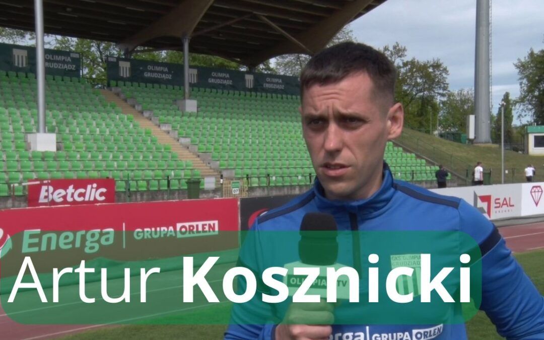 Artur Kosznicki przed meczem z GKS Jastrzębie