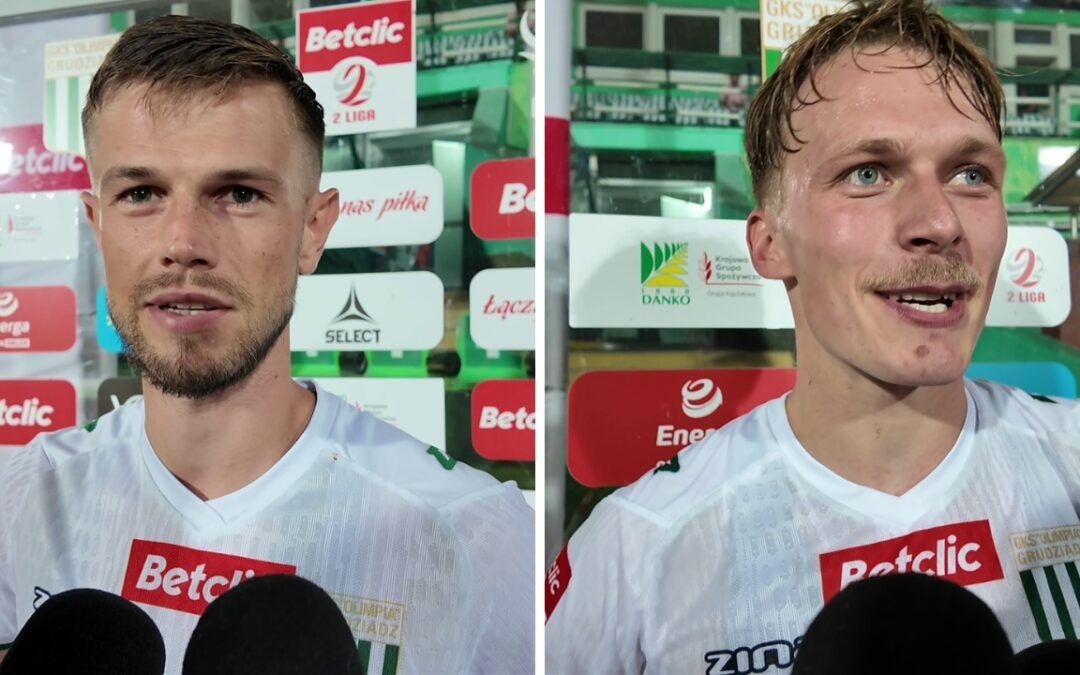 Tomasz Kaczmarek i Dominik Frelek po meczu (VIDEO)