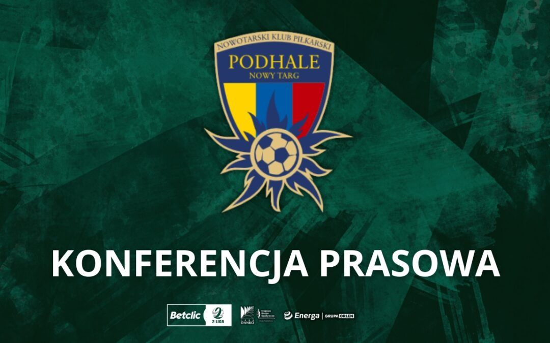 Konferencja prasowa po meczu z Podhalem Nowy Targ