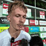 Dominik Frelek po meczu ze Śląskiem II Wrocław
