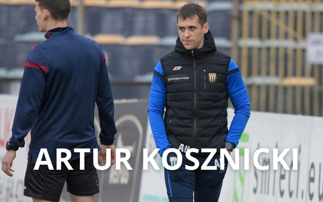 Artur Kosznicki przed meczem z Sokołem Kleczew