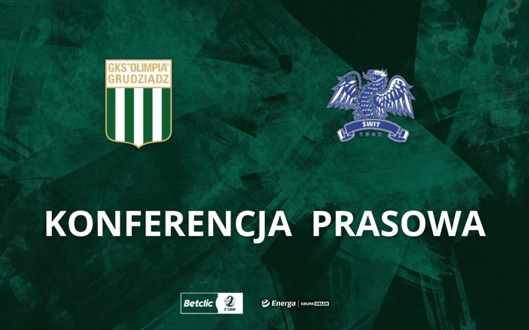 Konferencja prasowa po meczu ze Świtem Szczecin