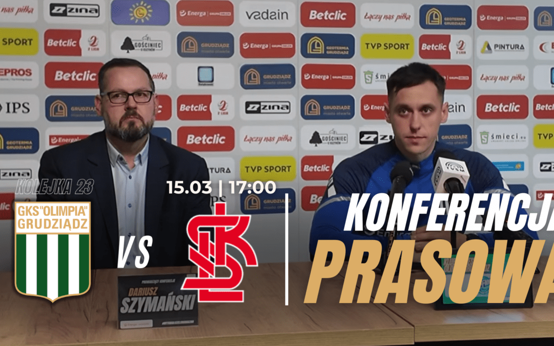 Konferencja prasowa po meczu z ŁKS II Łódź