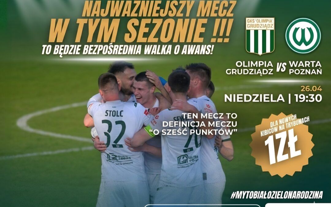 ZAPRASZAMY NA MECZ !